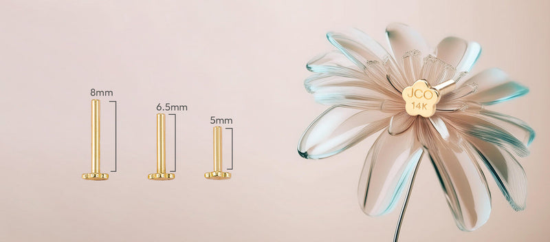 How to Choose Your Flatback Earring  Post Length?