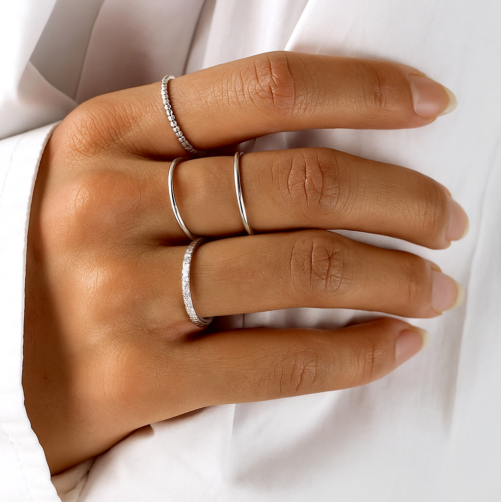 Bubble Ball Ring Silver – J&CO Jewellery