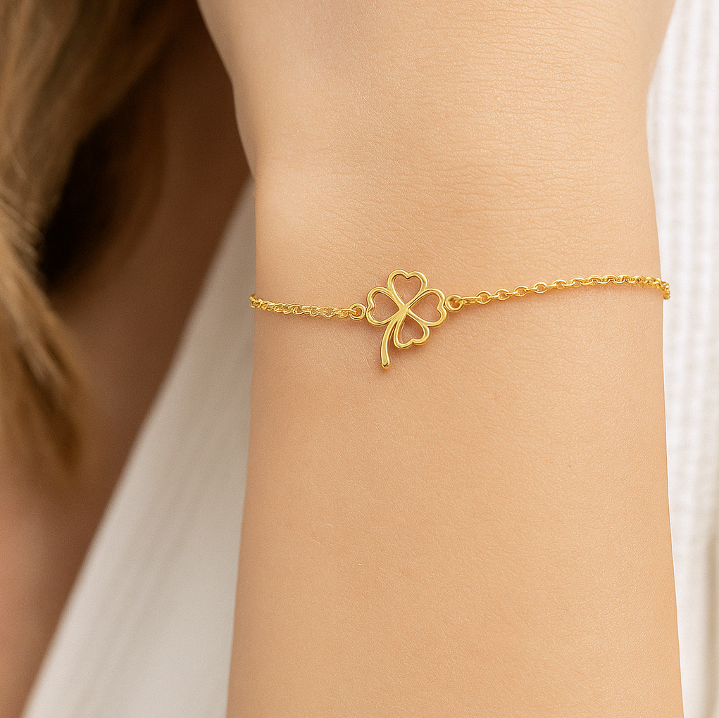 4つの葉のクローバーブレスレット – J&CO Jewellery