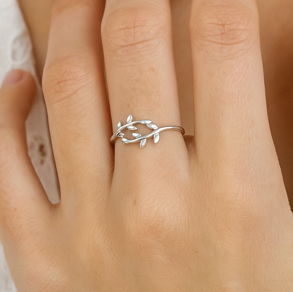 ぶどう葉のリングシルバー – J&CO Jewellery