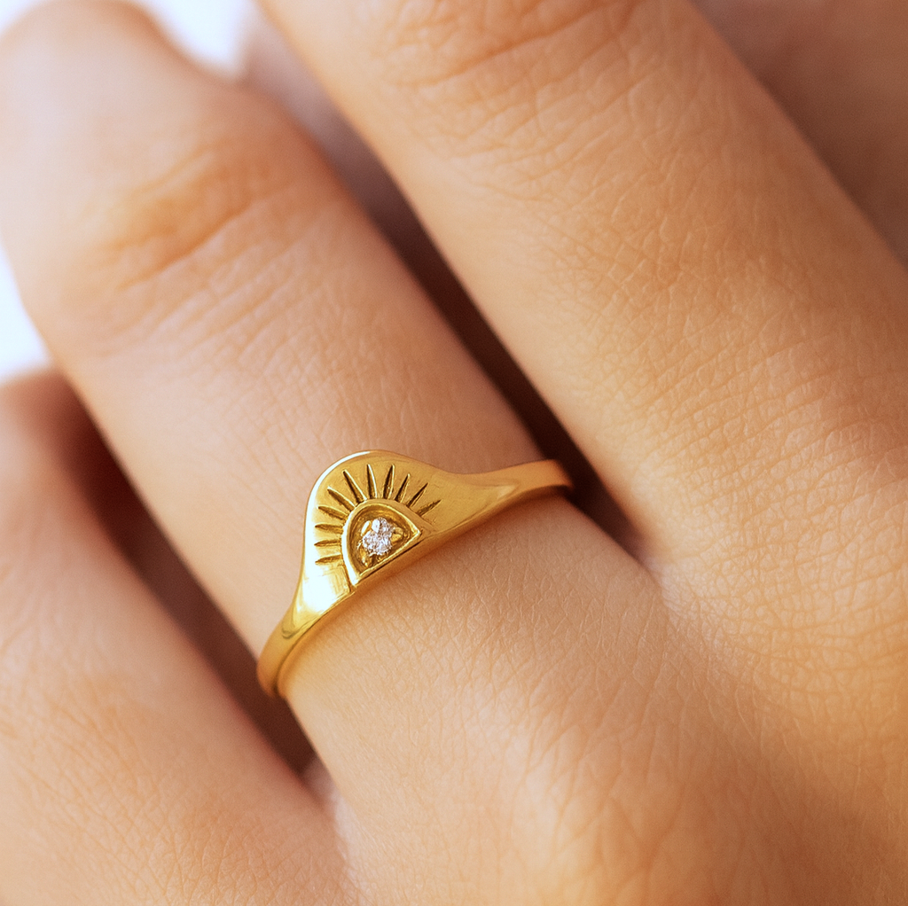 Sunrise Ring Gold – J&CO Jewellery