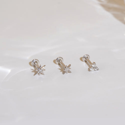 Color:White Gold
Option:Single
Option:Pair