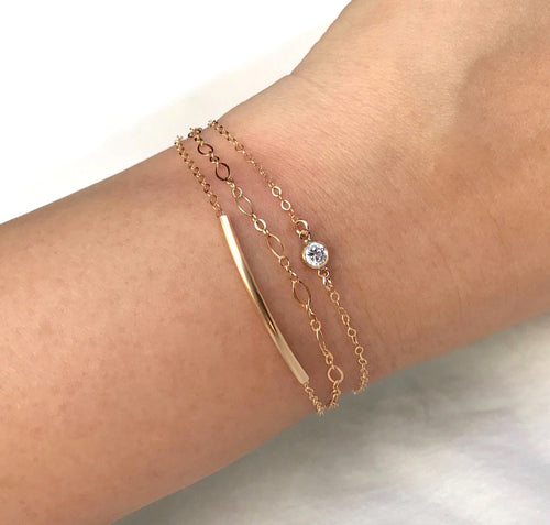 Bracciale con cornice scintillante