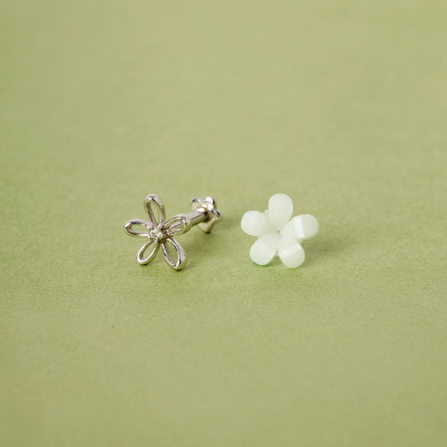 Color:White Gold
Option:Single
Option:Pair