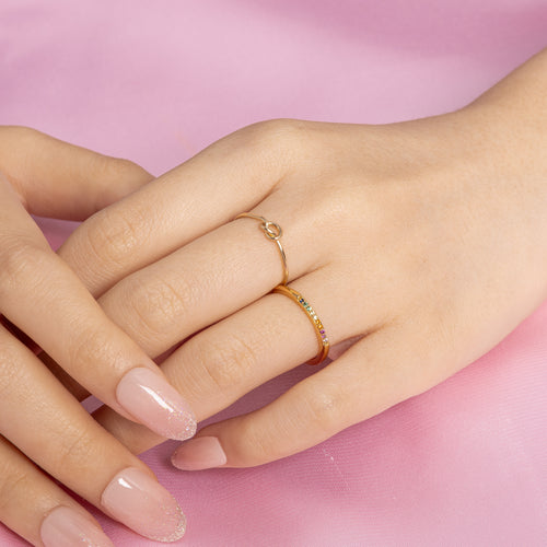 Regnbue Evighet Ring