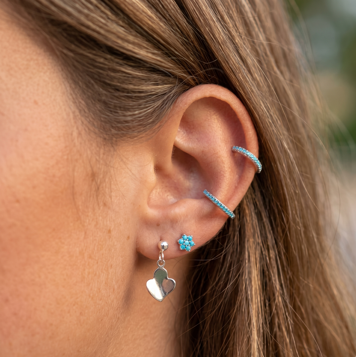 Turquoise Pave Ear Cuff – J&CO Jewellery