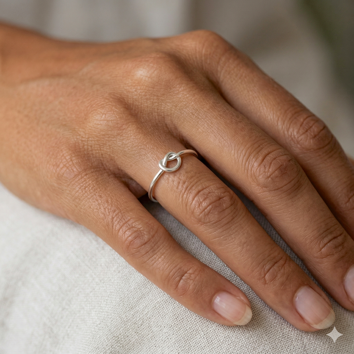 ラブノットリングシルバー – J&CO Jewellery