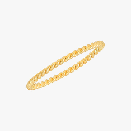 Skinny Twist Ring Gull