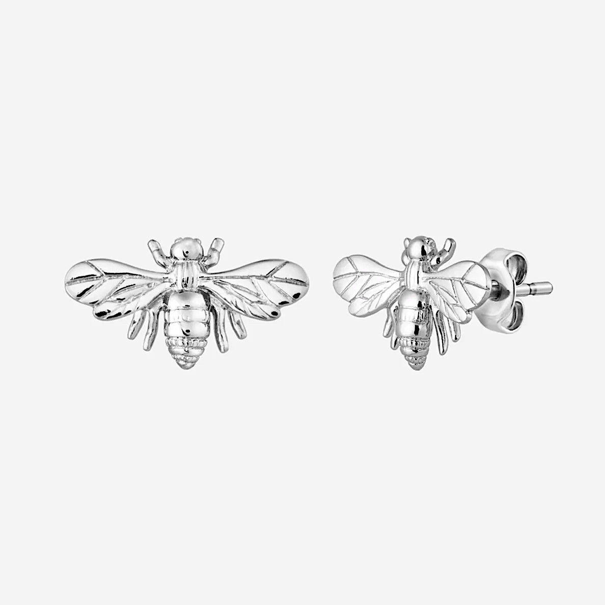Laimons Orecchini da bambina in argento Sterling 925 con ape Bumble Bee 8 mm Laimons Orecchini da bambina in argento Sterling 925 con ape Bumble Bee 8 mm