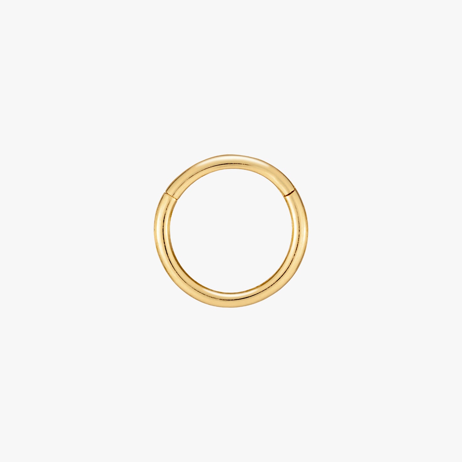 Kirurgisk stål hengslet clicker-ring 8mm