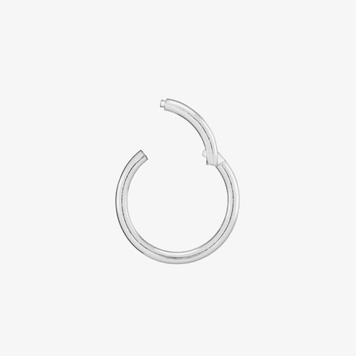 Klassisk sterling sølv clicker-ring 8mm