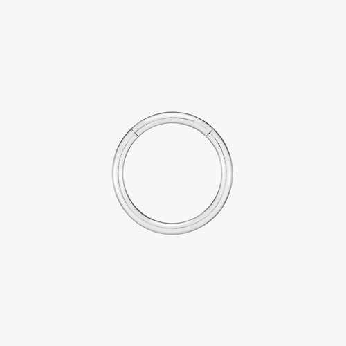 Klassisk sterling sølv clicker-ring 8mm