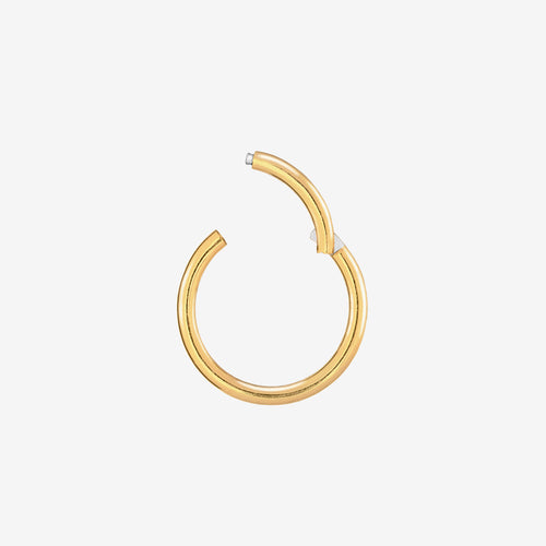 Klassisk sterling sølv clicker-ring 8mm
