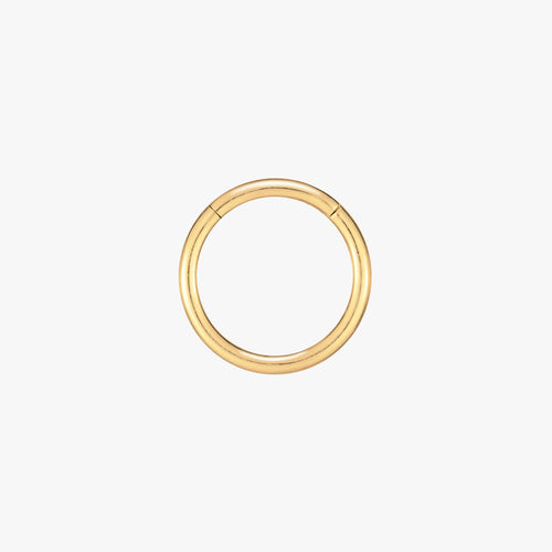 Klassisk sterling sølv clicker-ring 8mm