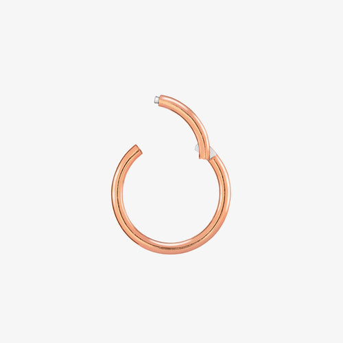 Klassisk sterling sølv clicker-ring 8mm