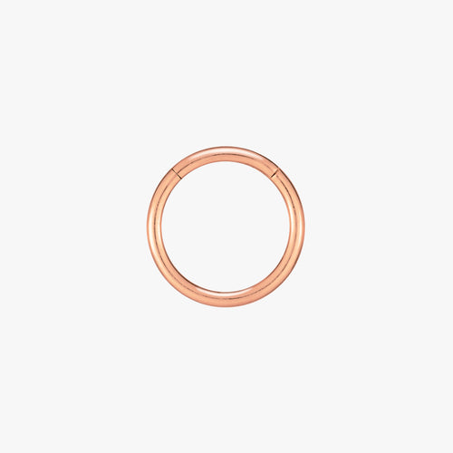 Klassisk sterling sølv clicker-ring 8mm