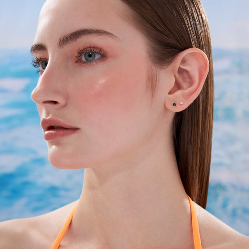 Color:White Gold
Option:Single
Option:Pair