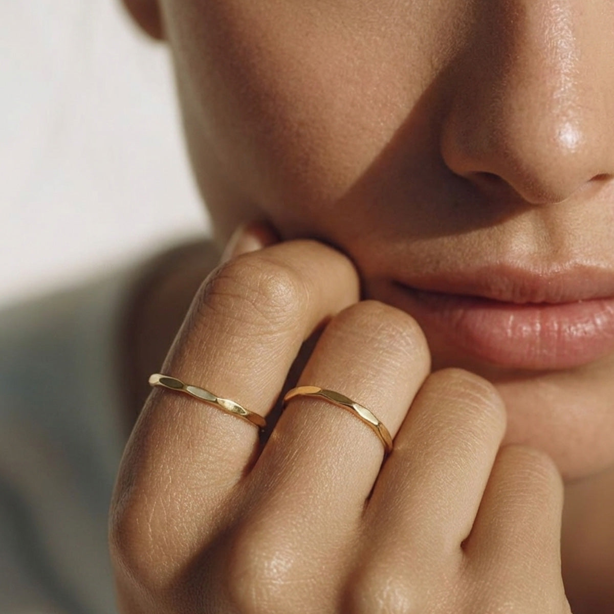 ハンマーバンドリングゴールド – J&CO Jewellery