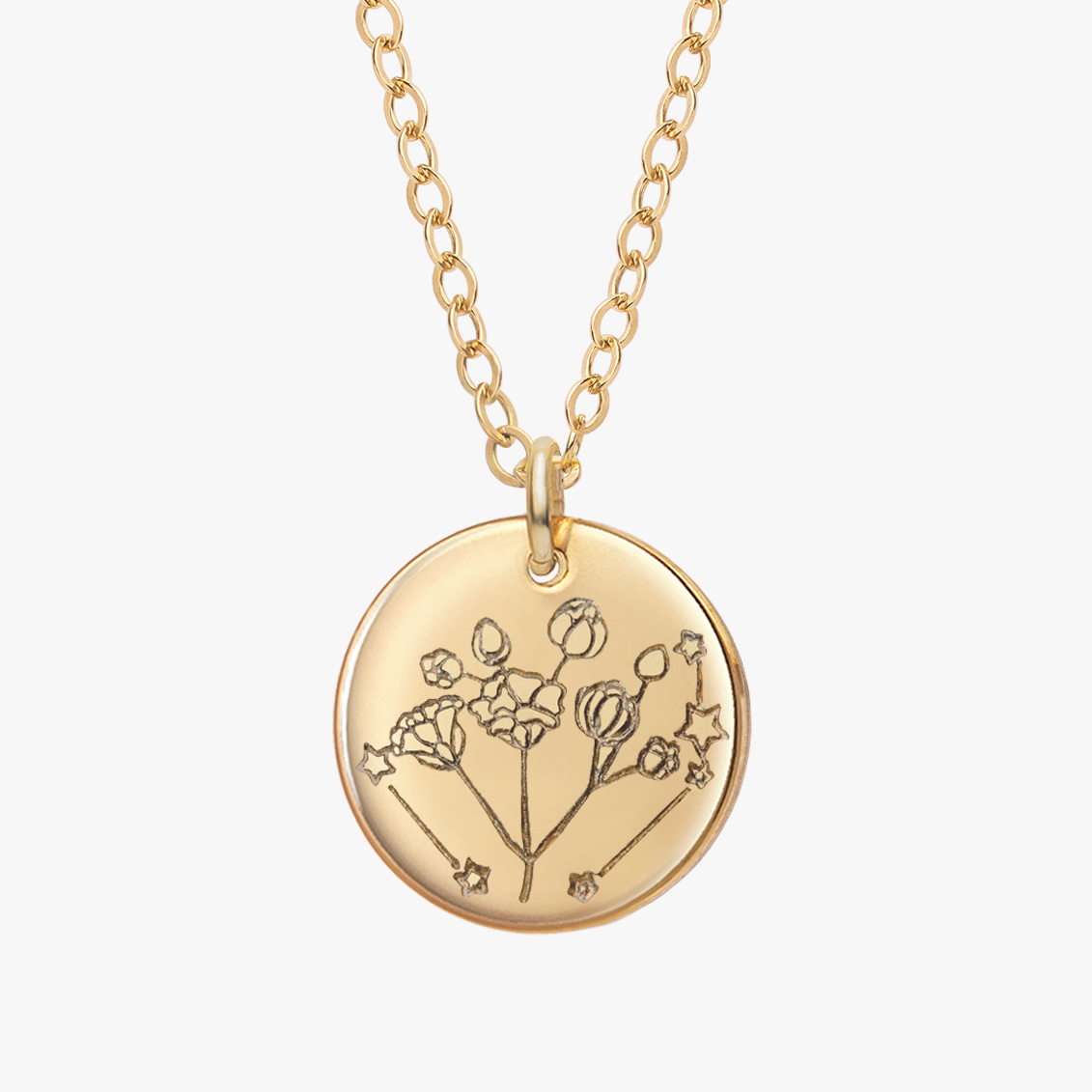 Personalized Stardust Bloom Necklace – J&CO Jewellery