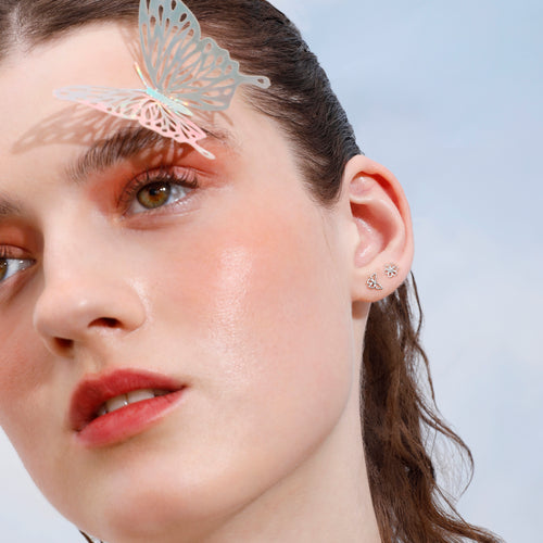 Color:White Gold
Option:Single
Option:Pair