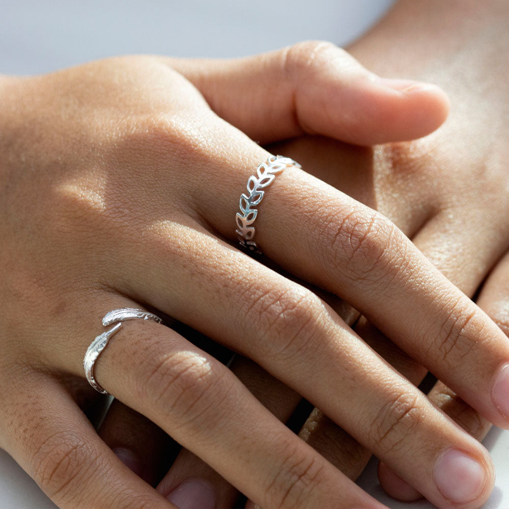 Open Feather Ring – J&CO Jewellery