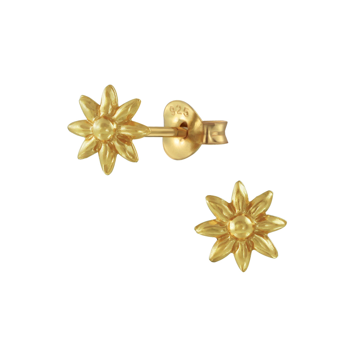 Small Flower Stud Earrings – CJ Inc.