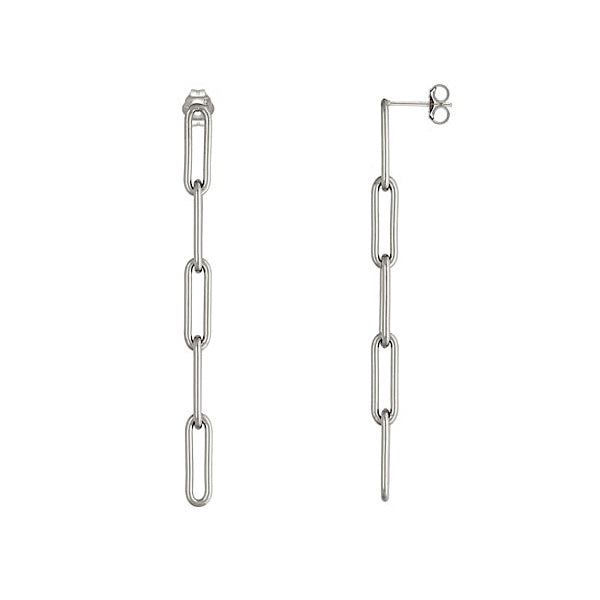 【直営・関税送料込】Drop Clip Earrings Paper Clip Chain Drop Earrings in 14K Gold | Zales