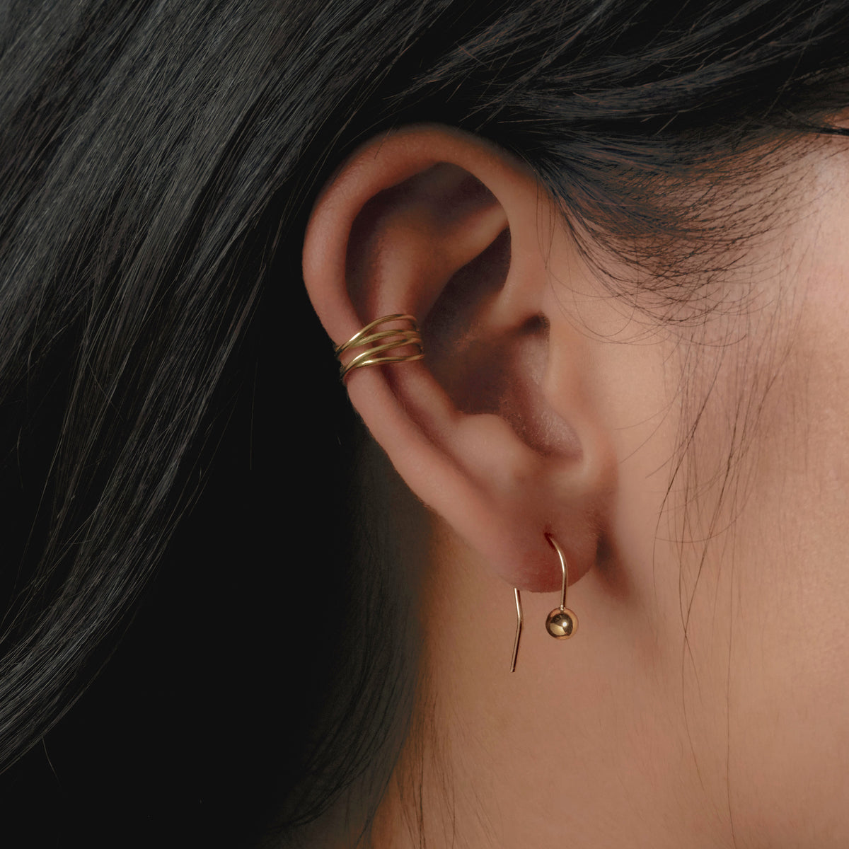 Open Ball Hook Earrings J CO Jewellery