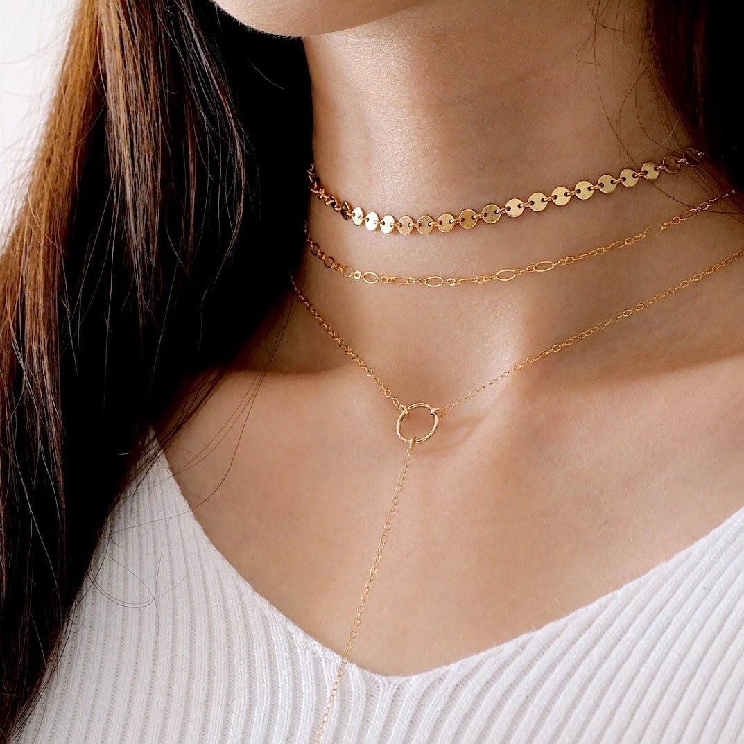 Circle Lariat Necklace – J&CO Jewellery