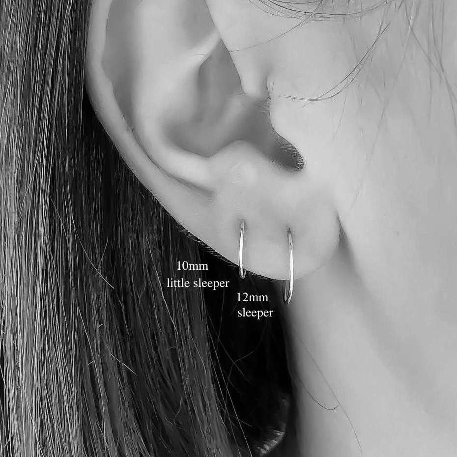 Sleeper Hoop Earrings – J&CO Jewellery