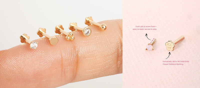 Are Flatbacks Safe for Fresh Piercings?