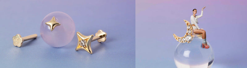 14K Solid Gold Earrings