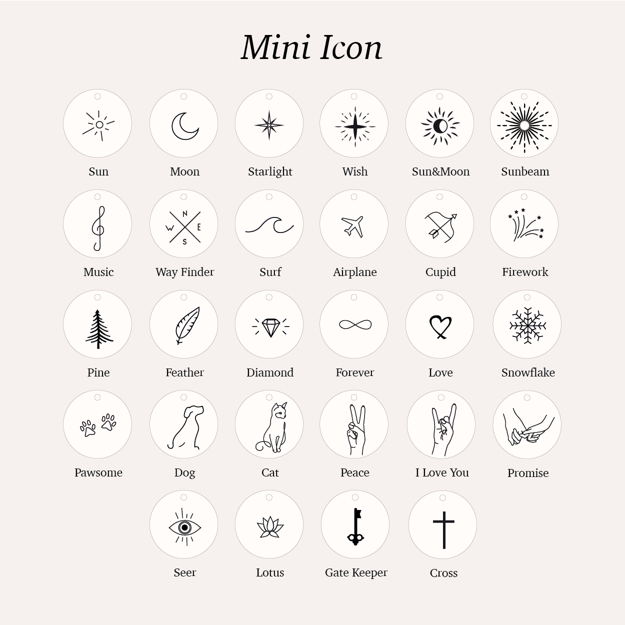 NOWOŚĆ - Spersonalizowana bardzo mała ikona dysku