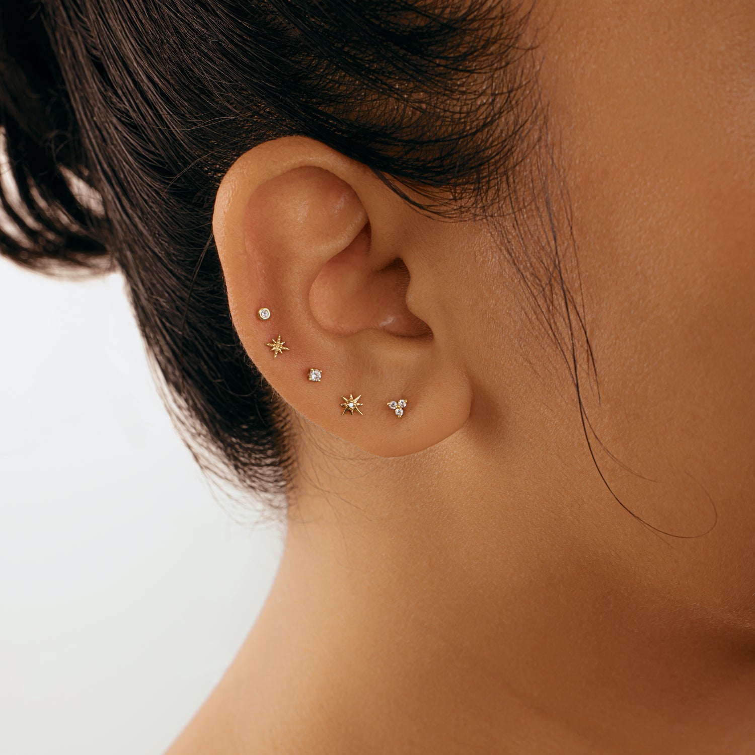 Mini diamond earrings Clearance