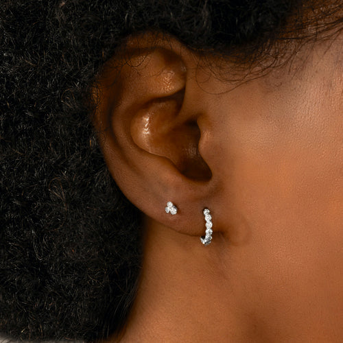 Color:White Gold|Option:Single Color:White Gold|Option:Pair