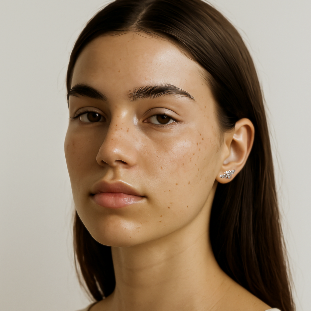 Orecchini a bottone Luxe Bee