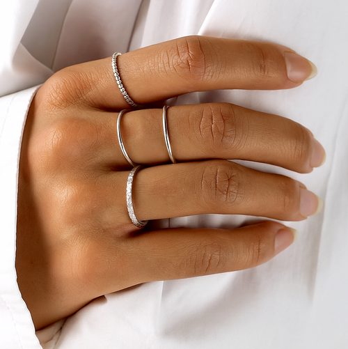 Eternity CZ Ring Sølv