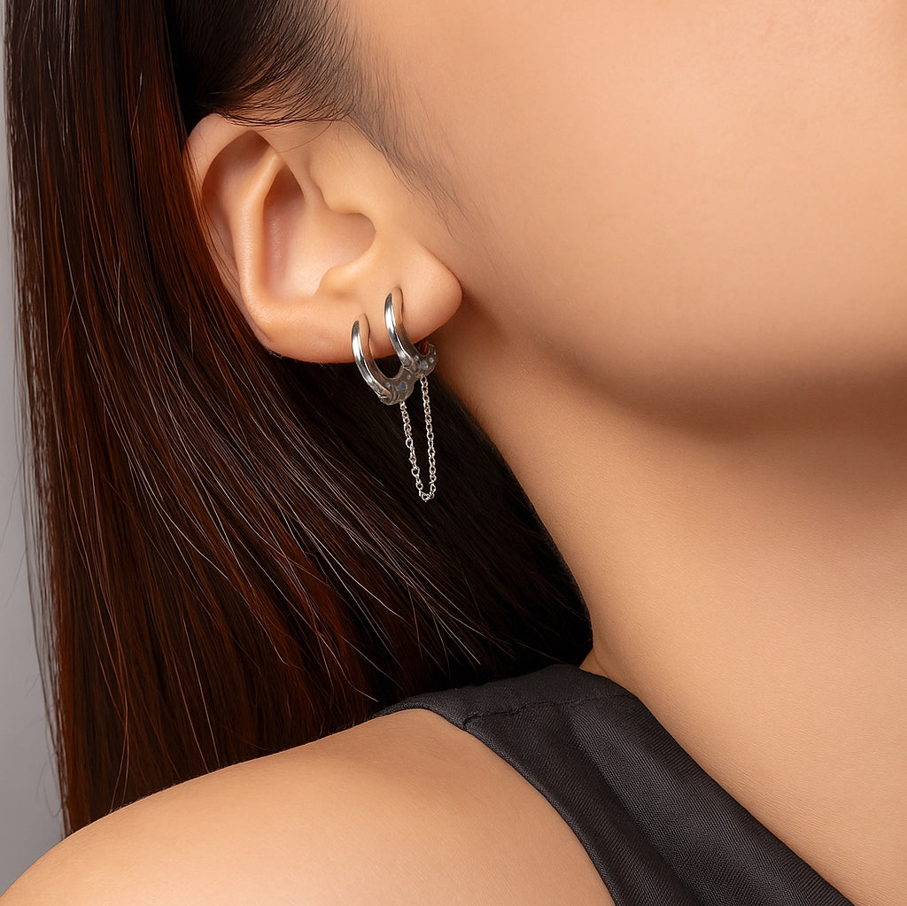 犯罪夥伴鏈環耳環– J&CO Jewellery