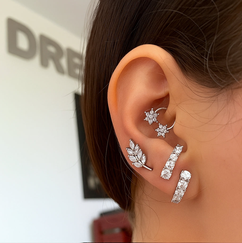 Pave ophængsøreringe med nitter