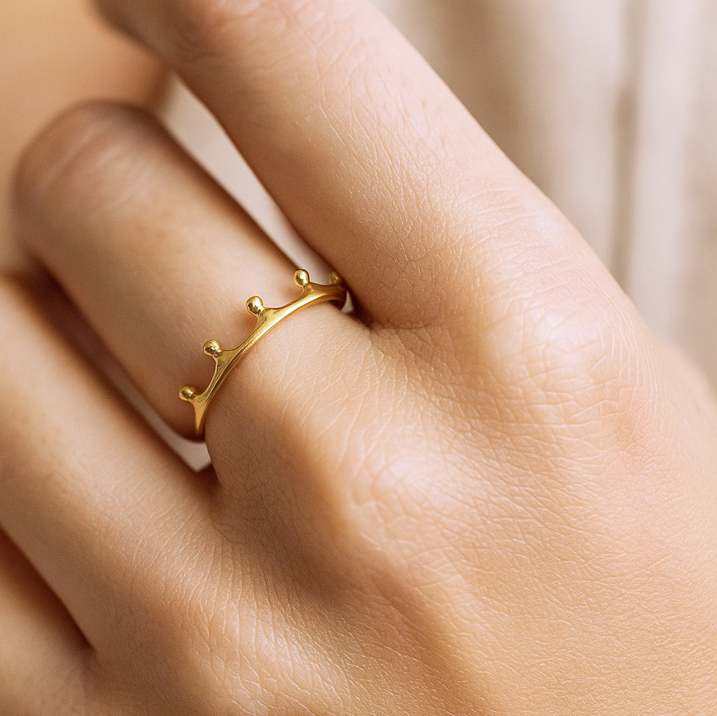 Crown Ring Guld