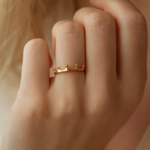 Crown Ring Guld