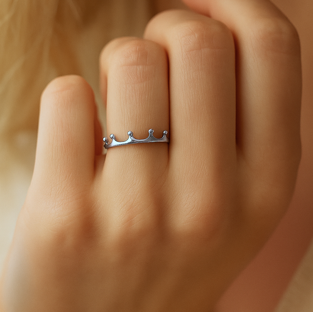 Crown Ring Silver