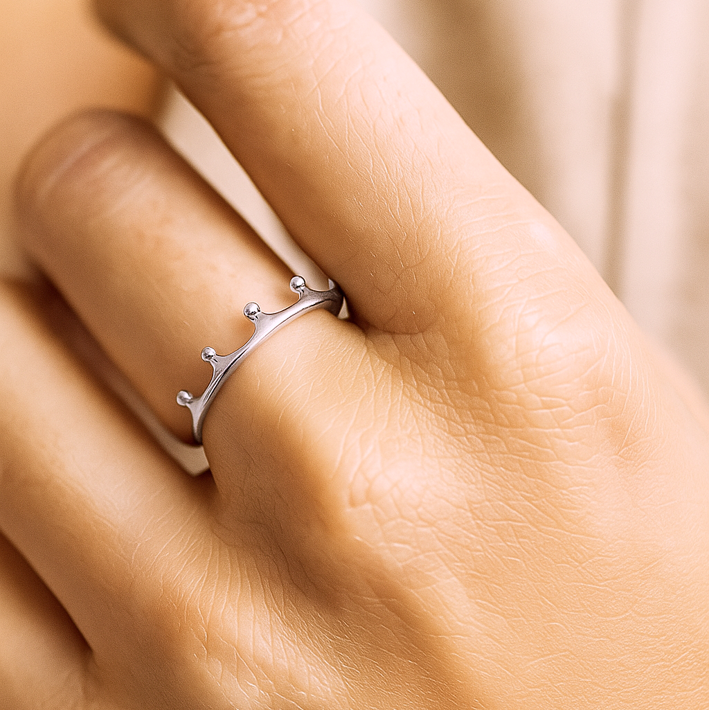 Crown Ring Silver