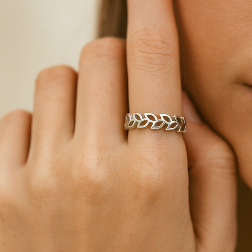 Anneau de feuille coupé