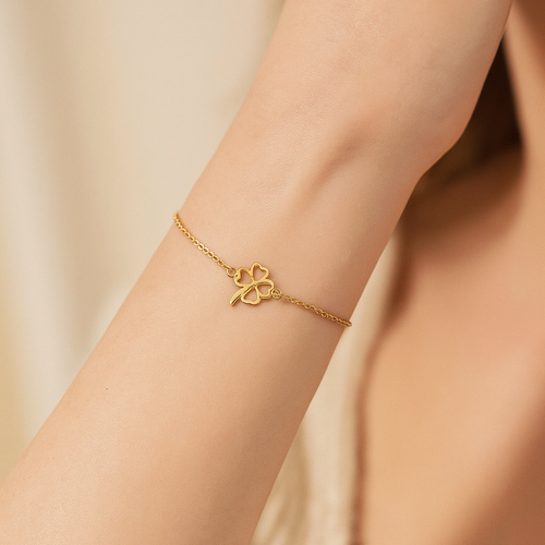 4つの葉のクローバーブレスレット – J&CO Jewellery 4つの葉のクローバーブレスレット – J&CO Jewellery