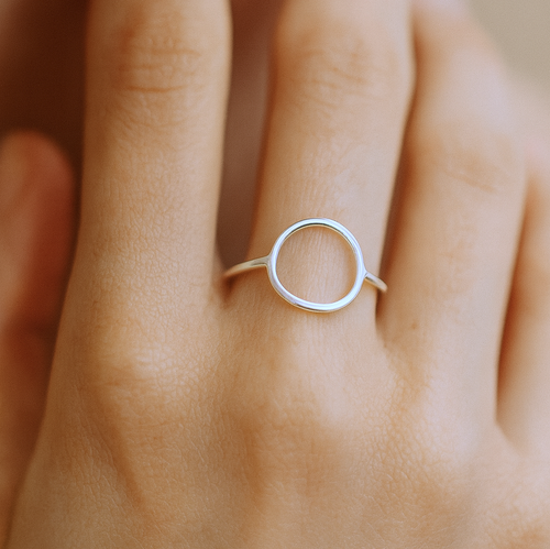 Perfect Circle Ring Silver