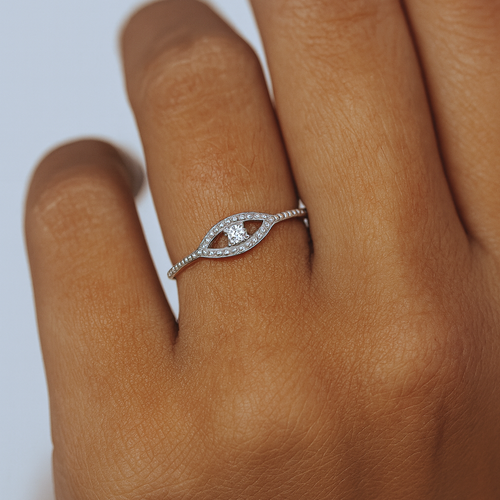 Ondt Øje Ring Sølv