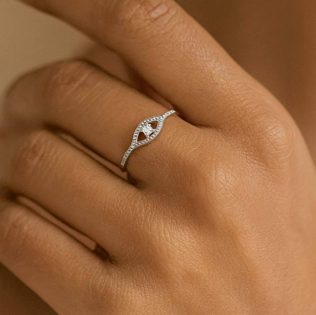 Ondt Øje Ring Sølv