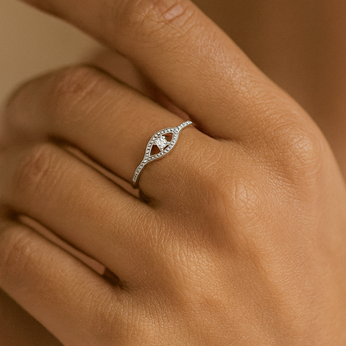 Ondt Øje Ring Sølv