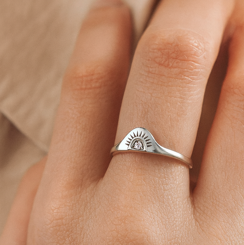 Sunrise Ring Silver